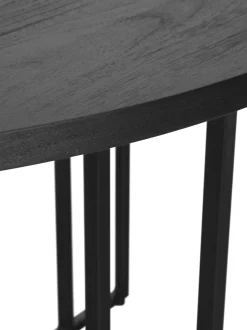 Mesa De Comedor Redonda De Madera De Mango Luca, Tamanos Diferentes