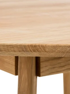 Mesa De Comedor Redonda De Roble Yumi, O 115 Cm