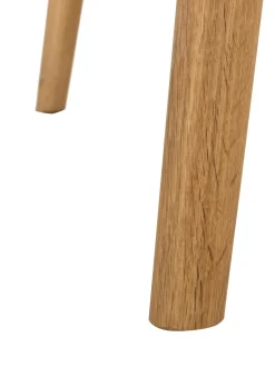 Mesa De Comedor Redonda De Roble Yumi, O 115 Cm