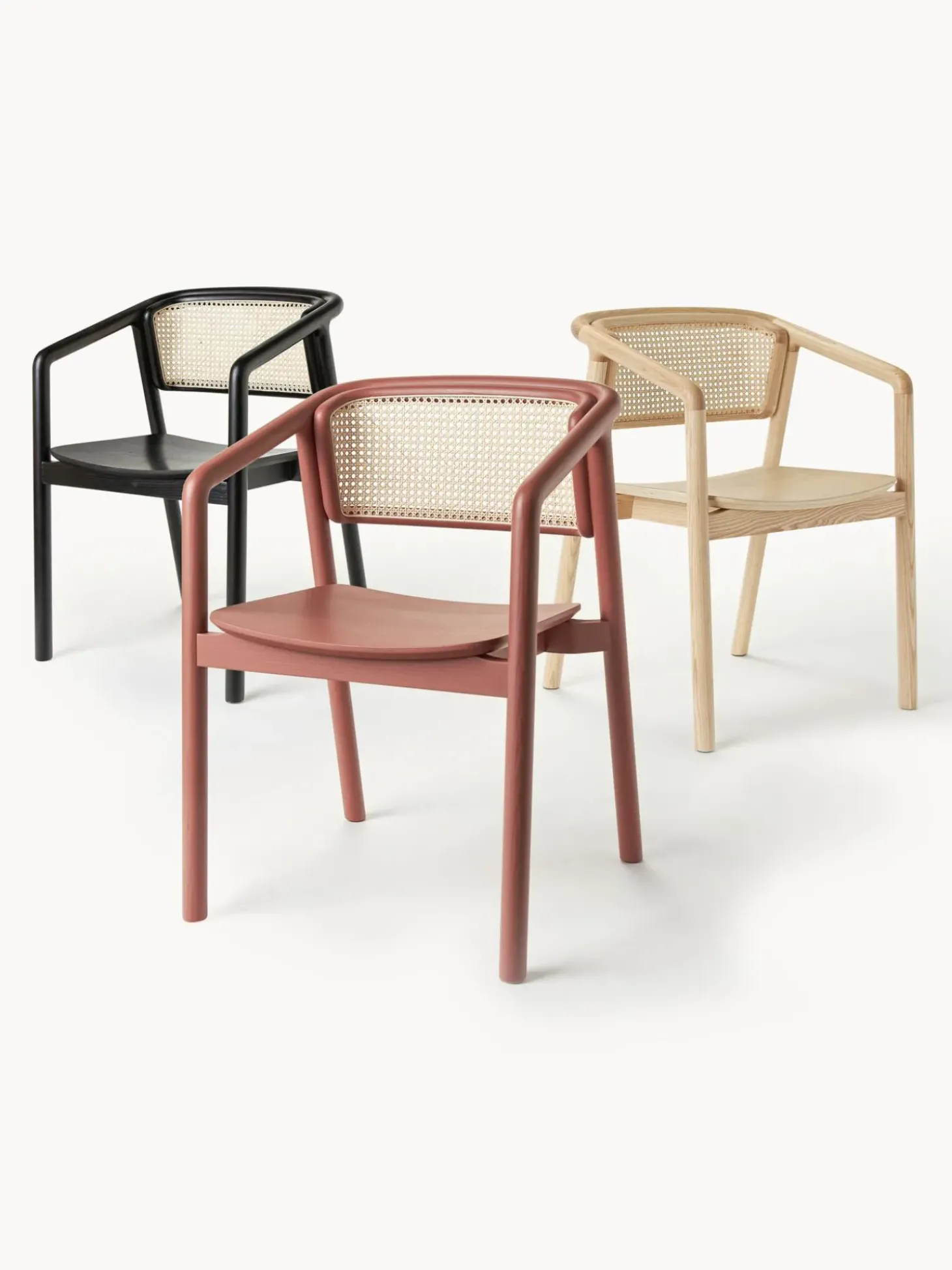 Mesa De Comedor Redonda En Fresno Menorca, O 100 Cm