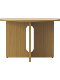 Mesa De Comedor Redonda En Roble Androgyne, Tamanos Diferentes