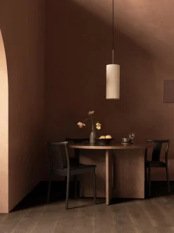 Mesa De Comedor Redonda En Roble Androgyne, Tamanos Diferentes