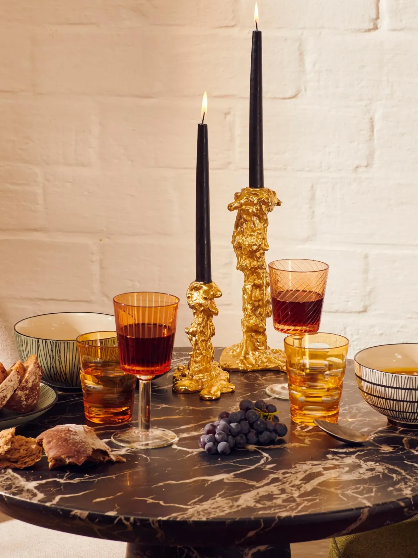 Mesa De Comedor Redonda En Aspecto Marmol Disc