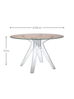 Mesa De Comedor Redonda Sir Gio, O 120 Cm