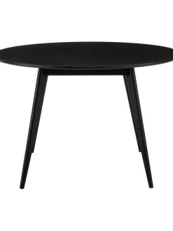 Mesa De Comedor Redondan De Madera De Caucho Yumi, O 115 Cm