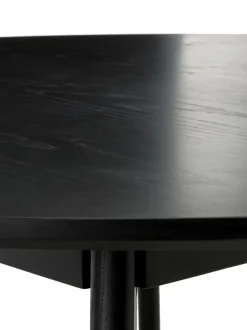 Mesa De Comedor Redondan De Madera De Caucho Yumi, O 115 Cm