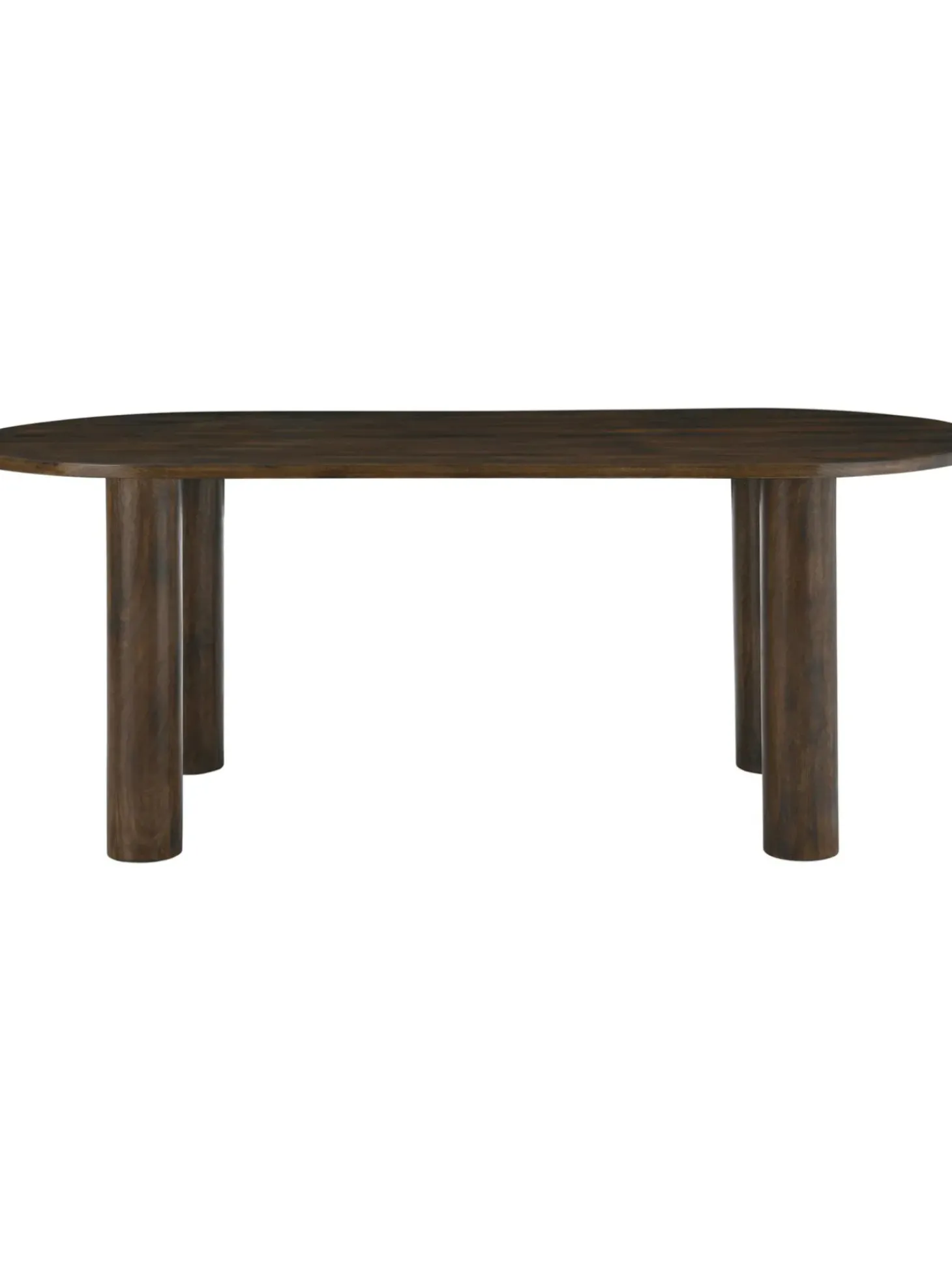 Mesa Ovalada De Madera De Mango Grow