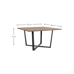 Mesa Para Exterior De Madera De Acacia Helsinki, 130 X 75 Cm
