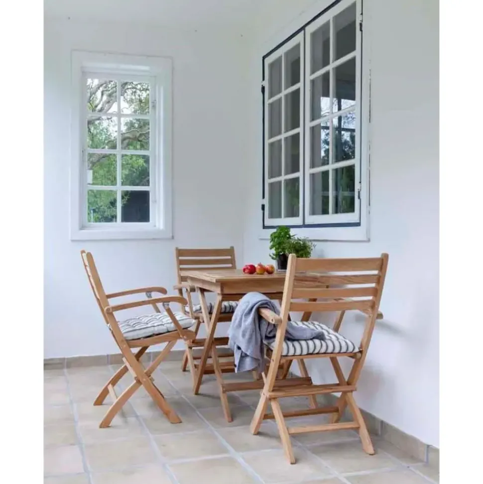 Mesa Plegable De Madera De Teca Para Exterior York