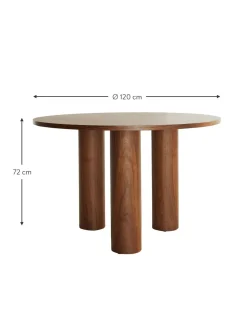 Mesa Redonda De Madera Colette, O 120 Cm