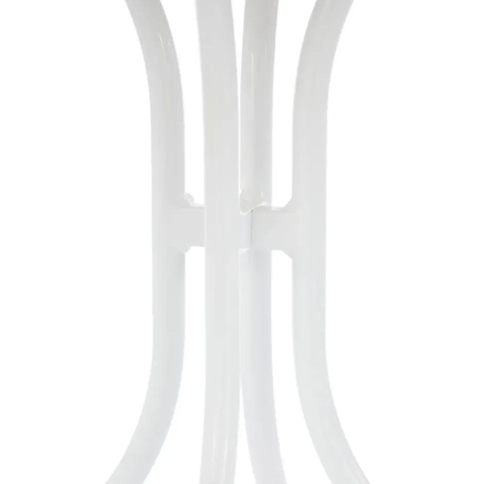 Mesa Redonda Para Exterior Hard & Ellen, Tablero De Madera De Teca