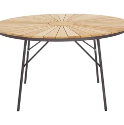 Mesa Redonda Para Exterior De Madera De Teca Hard & Ellen, Tamanos Diferentes