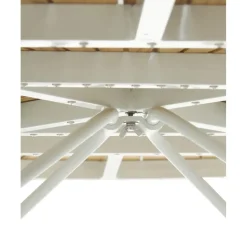 Mesa Redonda Para Exterior De Madera De Teca Hard & Ellen, Tamanos Diferentes