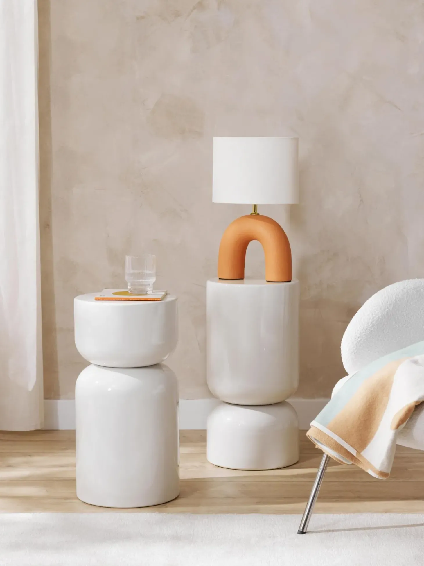 Mesas Auxiliares Amina, 2 Uds.