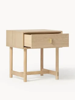 Mesilla De Noche Con Cajon De Roble Diana