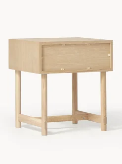 Mesilla De Noche Con Cajon De Roble Diana