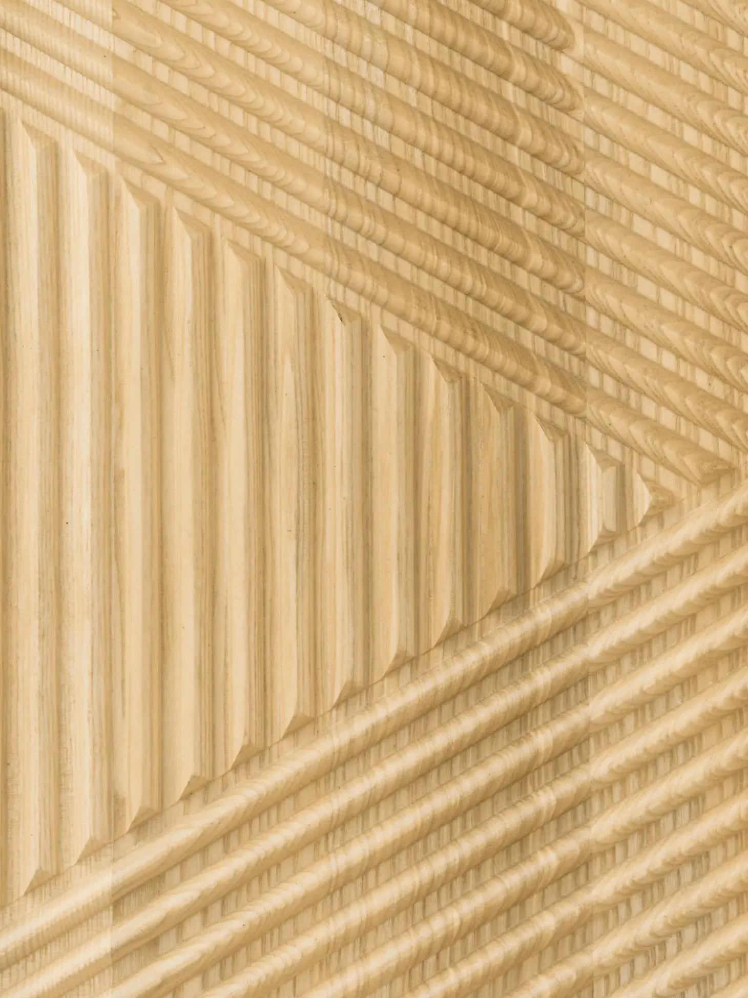 Mesilla De Noche De Madera De Fresno Maciza Louis