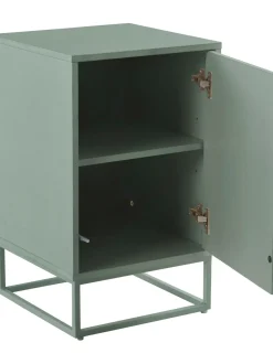 Mesilla De Noche De Madera Con Puerta Lyckeby