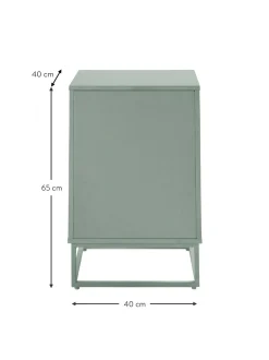 Mesilla De Noche De Madera Con Puerta Lyckeby