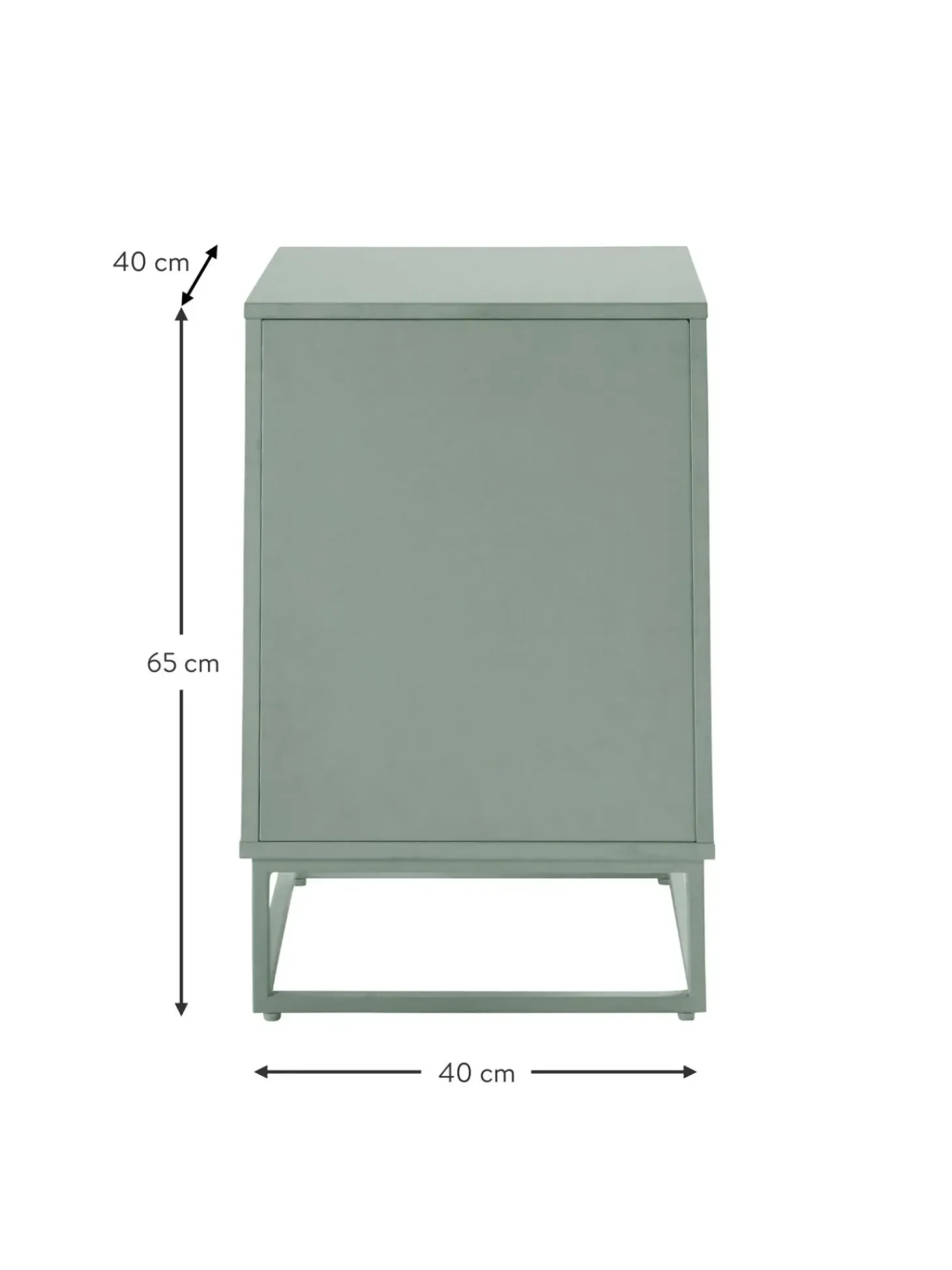 Mesilla De Noche De Madera Con Puerta Lyckeby