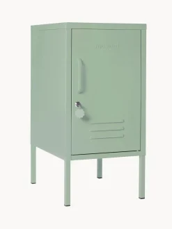 Mesilla De Noche Taquilla De Metal The Shorty, Con Abertura A La Izquierda O Derecha