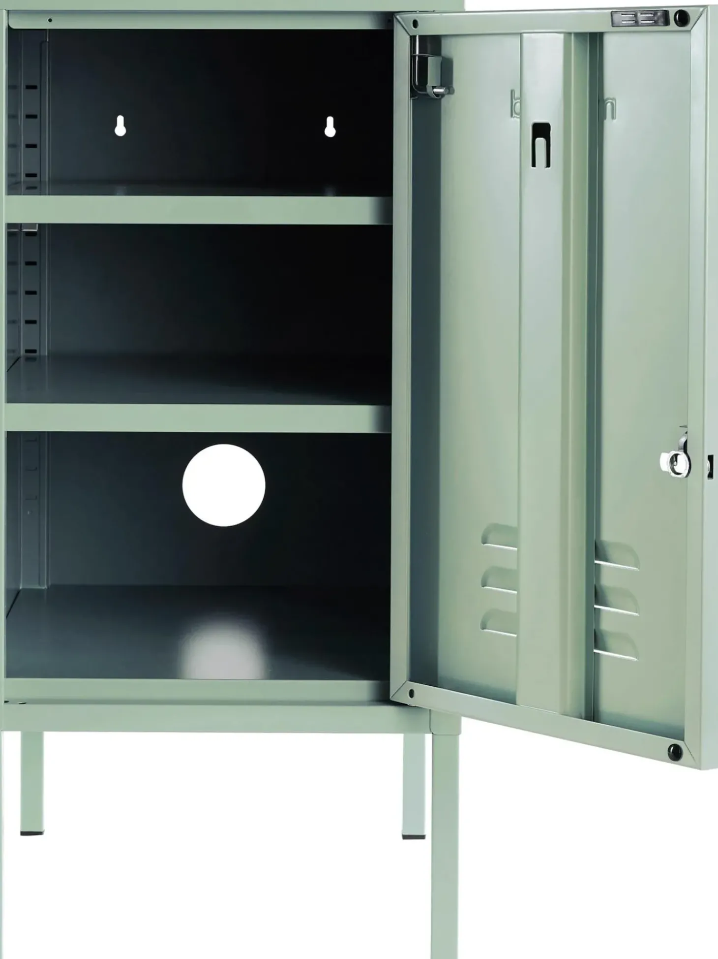 Mesilla De Noche Taquilla De Metal The Shorty, Con Abertura A La Izquierda O Derecha