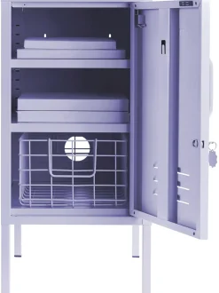 Mesilla De Noche Taquilla De Metal The Shorty, Con Abertura A La Izquierda O Derecha