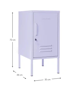 Mesilla De Noche Taquilla De Metal The Shorty, Con Abertura A La Izquierda O Derecha