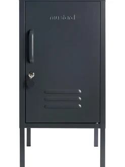 Mesilla De Noche Taquilla De Metal The Shorty, Con Abertura A La Izquierda O Derecha