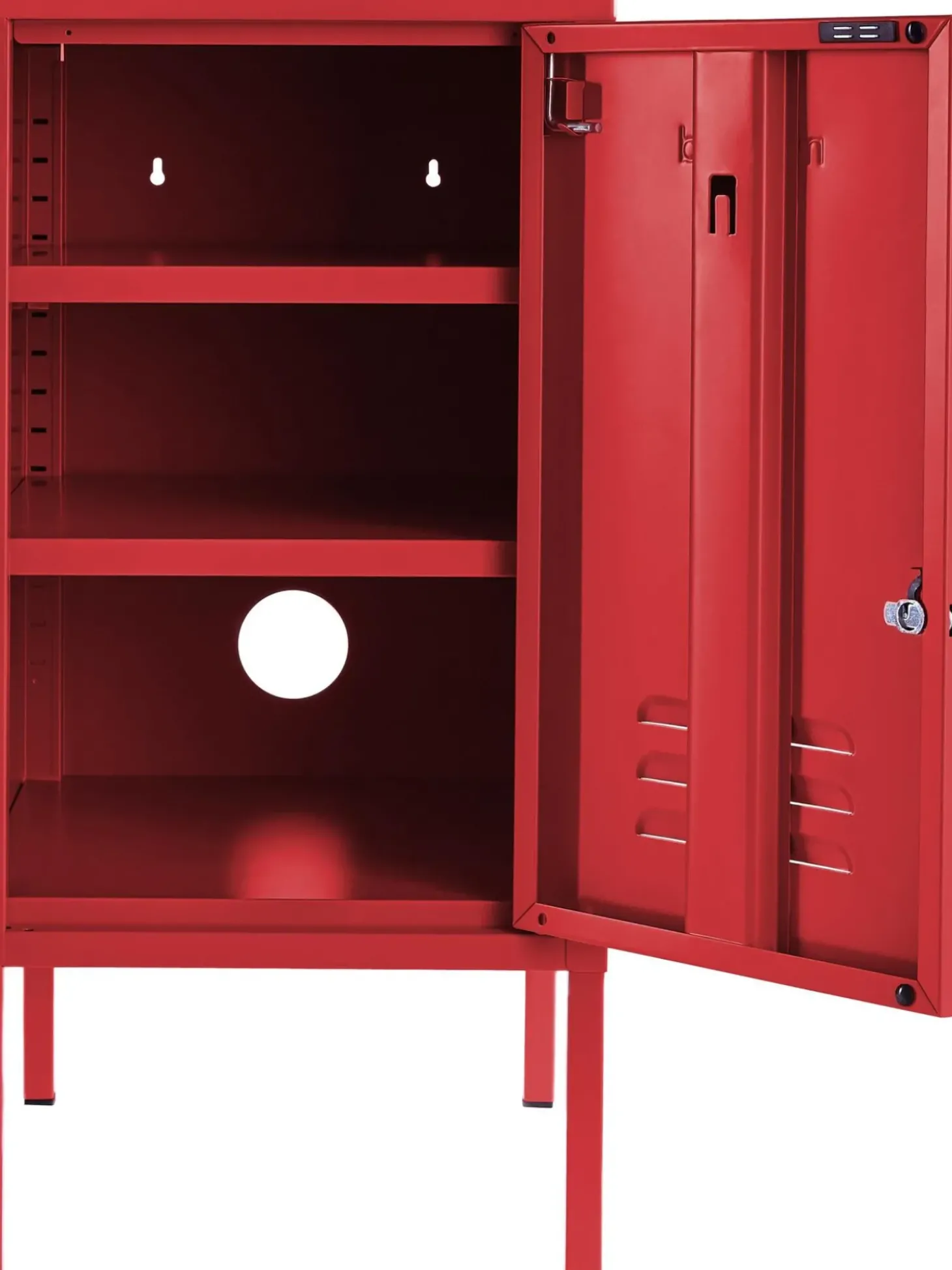 Mesilla De Noche Taquilla De Metal The Shorty, Con Abertura A La Izquierda O Derecha