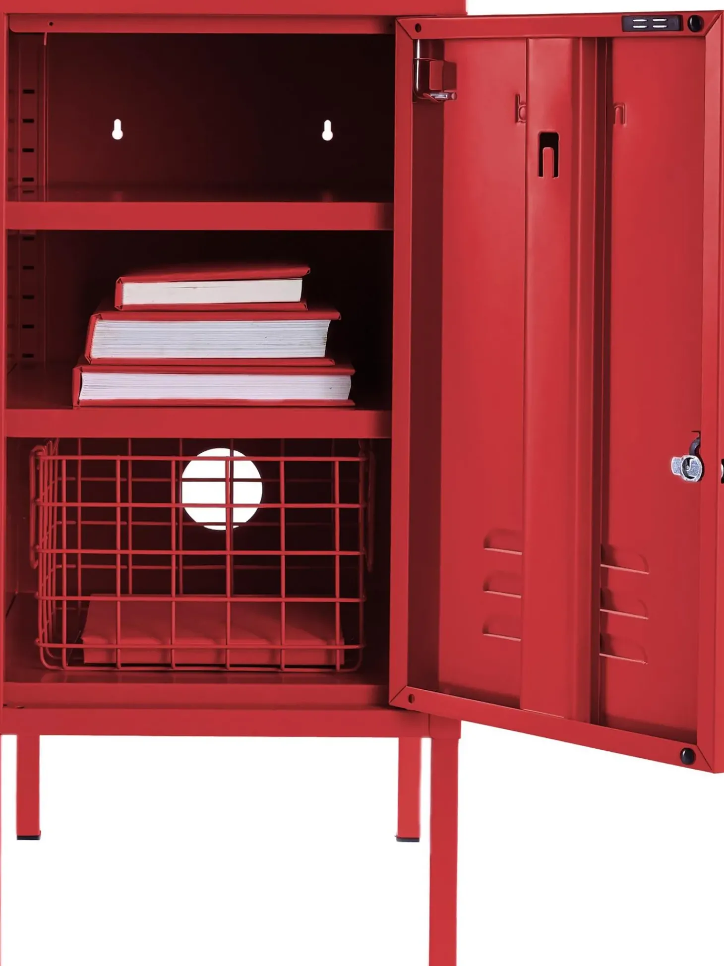 Mesilla De Noche Taquilla De Metal The Shorty, Con Abertura A La Izquierda O Derecha