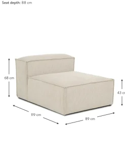 Modulo Central De Pana Sofa Lennon