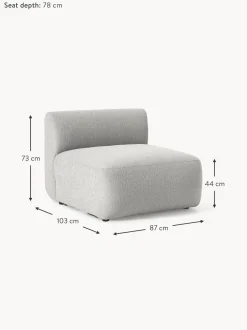 Modulo Central En Tejido Boucle Sofa Sofia