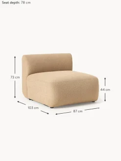 Modulo Central En Tejido Boucle Sofa Sofia