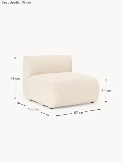 Modulo Central En Tejido Boucle Sofa Sofia