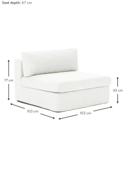 Modulo Central Sofa Russell, Desenfundable
