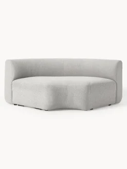 Modulo De Esquina Redondo En Tejido Boucle Sofa Sofia