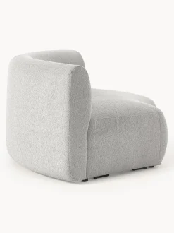 Modulo De Esquina Redondo En Tejido Boucle Sofa Sofia