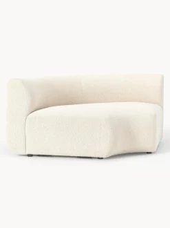 Modulo De Esquina Redondo En Tejido Boucle Sofa Sofia