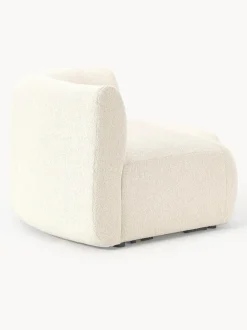 Modulo De Esquina Redondo En Tejido Boucle Sofa Sofia