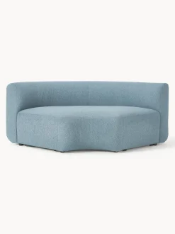 Modulo De Esquina Redondo En Tejido Boucle Sofa Sofia