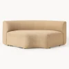 Modulo De Esquina Redondo En Tejido Boucle Sofa Sofia
