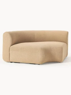 Modulo De Esquina Redondo En Tejido Boucle Sofa Sofia
