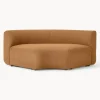 Modulo De Esquina Redondo En Tejido Boucle Sofa Sofia