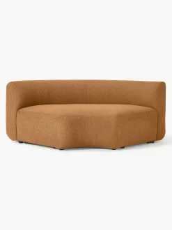 Modulo De Esquina Redondo En Tejido Boucle Sofa Sofia