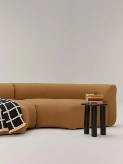 Modulo De Esquina Redondo En Tejido Boucle Sofa Sofia