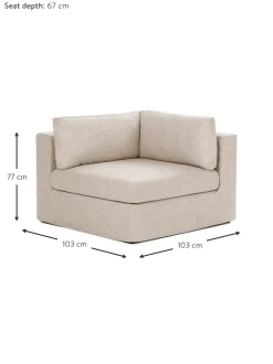 Modulo De Esquina Sofa Russell, Desenfundable