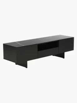 Mueble De Tv Fione, Con Tablero En Efecto Marmol