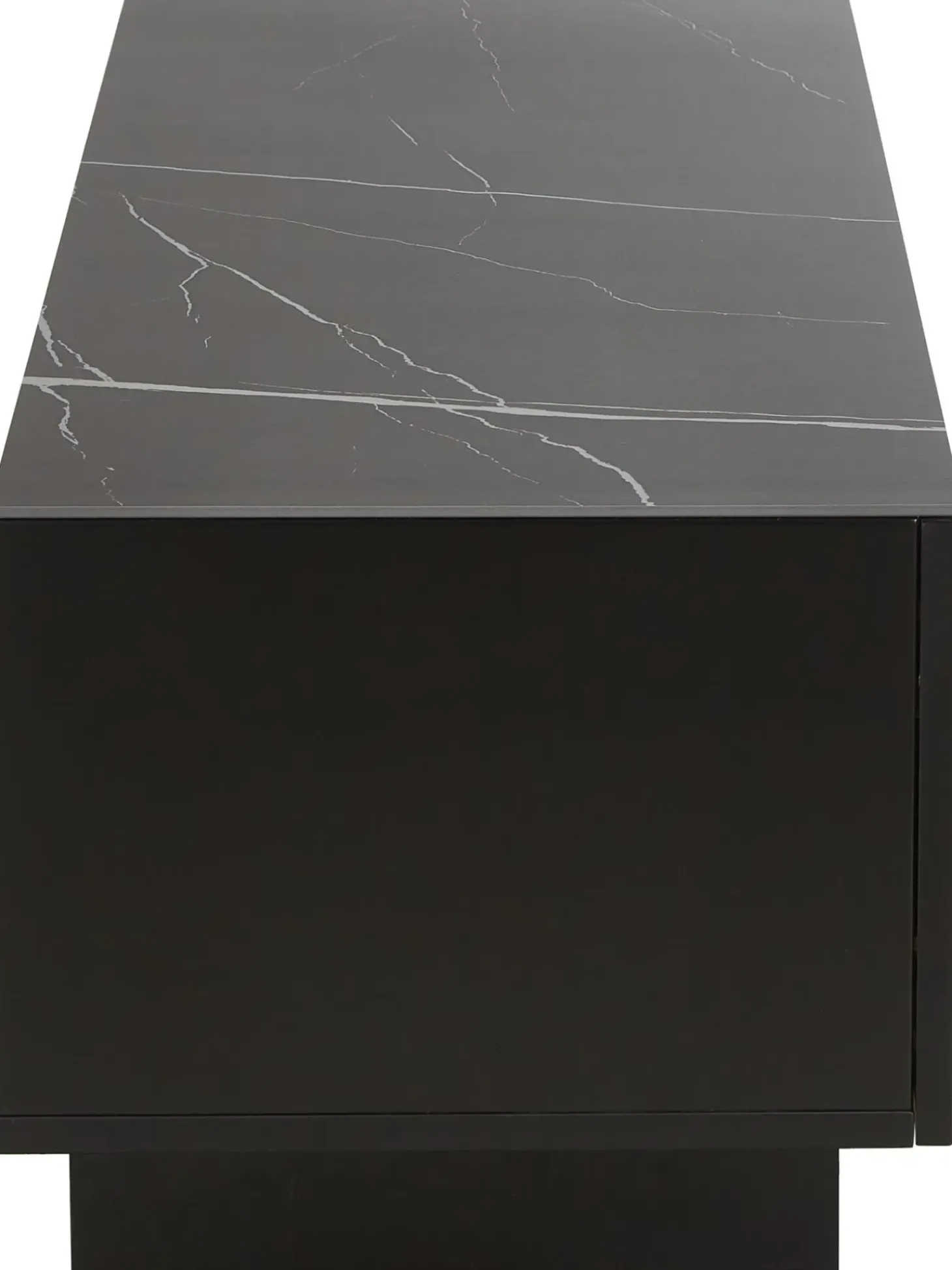 Mueble De Tv Fione, Con Tablero En Efecto Marmol