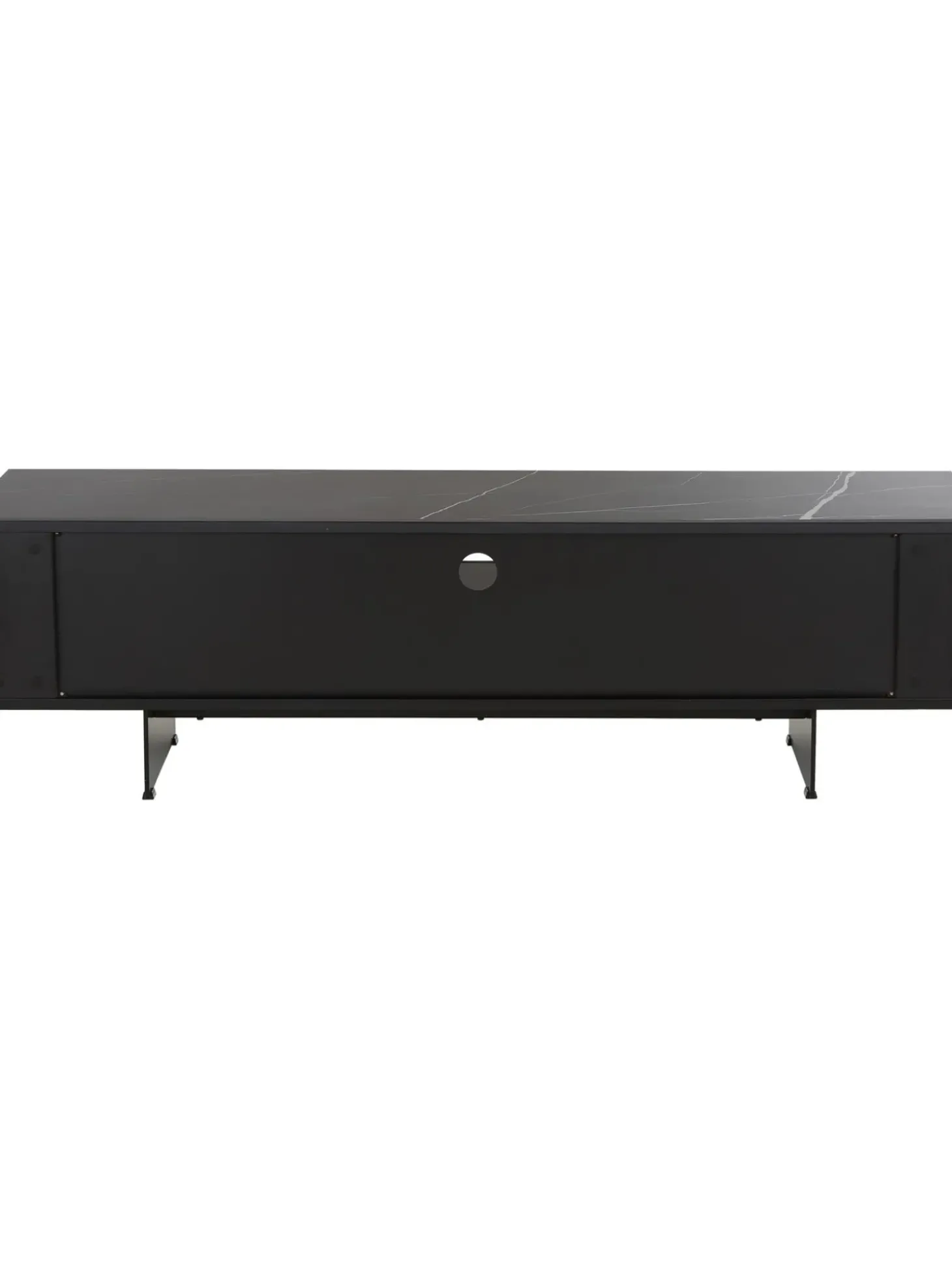 Mueble De Tv Fione, Con Tablero En Efecto Marmol